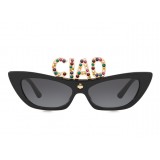 Dolce & Gabbana - Occhiale da Sole Cat Eye DG CIAO - Nero - Dolce & Gabbana Eyewear