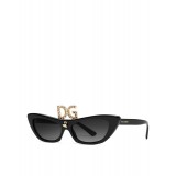 Dolce & Gabbana - Occhiale da Sole Cat Eye DG CIAO - Nero - Dolce & Gabbana Eyewear