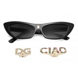 Dolce & Gabbana - Cat Eye Sunglasses DG CIAO - Black - Dolce & Gabbana Eyewear