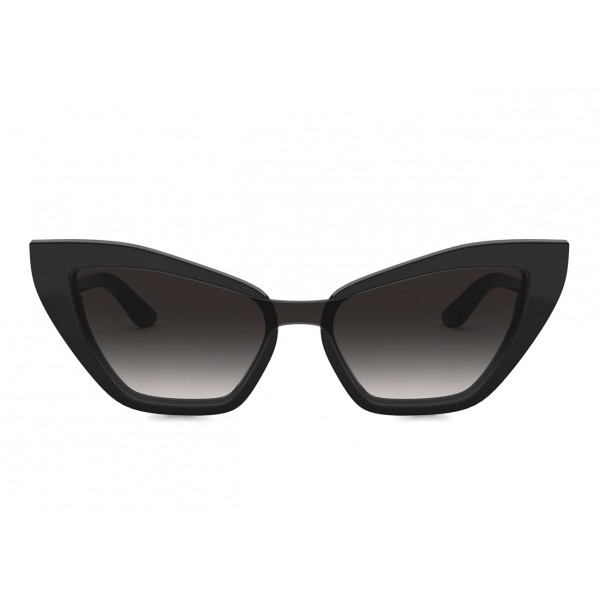 Dolce & Gabbana - Cat Eye Sunglasses Print Family - Black - Dolce & Gabbana Eyewear