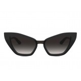 Dolce & Gabbana - Occhiale da Sole Cat Eye Print Family - Nero - Dolce & Gabbana Eyewear