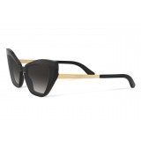 Dolce & Gabbana - Occhiale da Sole Cat Eye Print Family - Nero - Dolce & Gabbana Eyewear