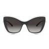 Dolce & Gabbana - Occhiale da Sole a Farfalla Double Line - Oro su Nero - Dolce & Gabbana Eyewear