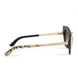 Dolce & Gabbana - Occhiale da Sole Cat Eye Print Family - Leo Glitter - Dolce & Gabbana Eyewear