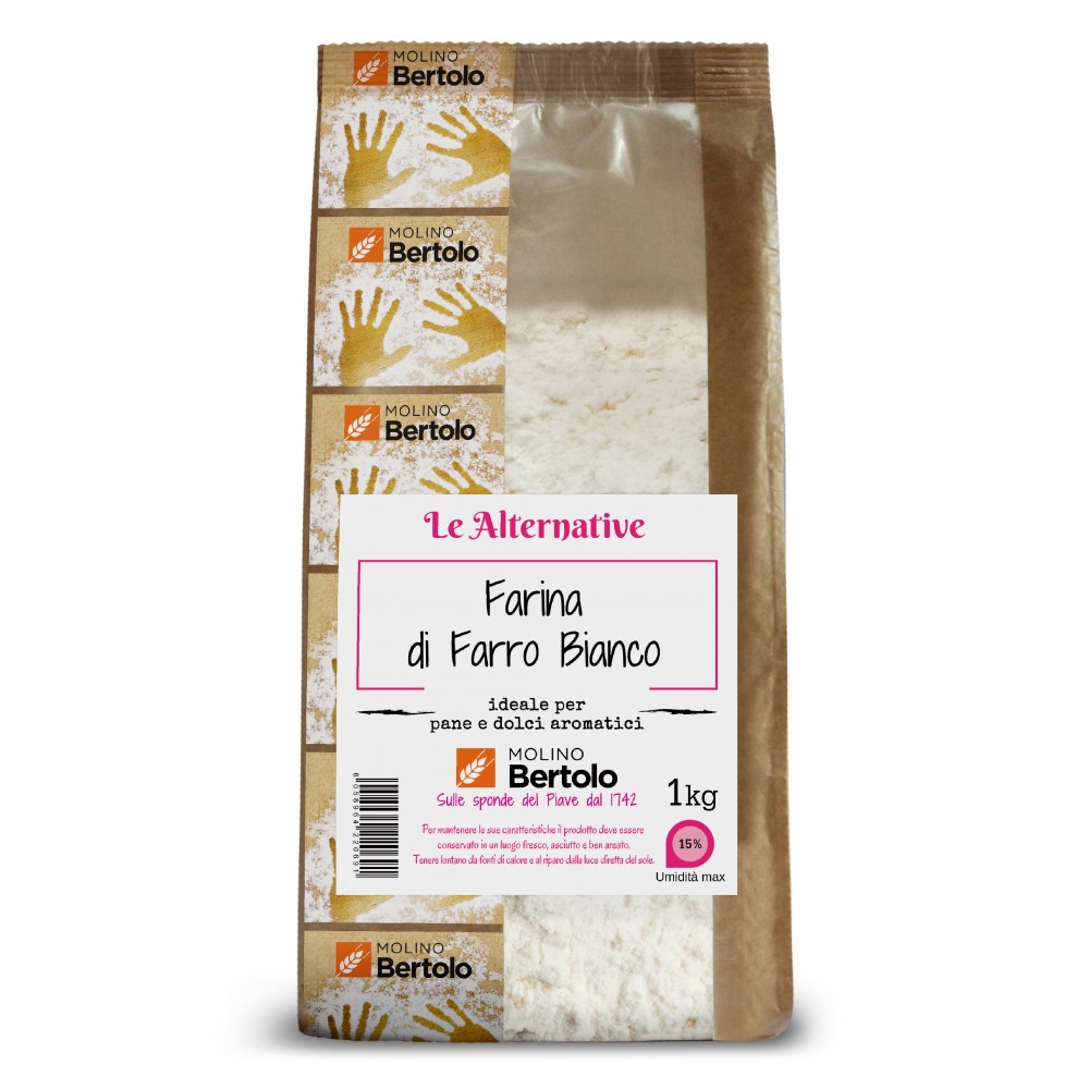 Molino Bertolo - Farina di Farro Bianco - 1 Kg