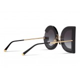 Dolce & Gabbana - DG Glitter Sunglasses - Black & Gold - Dolce & Gabbana Eyewear