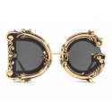 Dolce & Gabbana - Devotion Sunglasses - Black & Gold - Dolce & Gabbana Eyewear