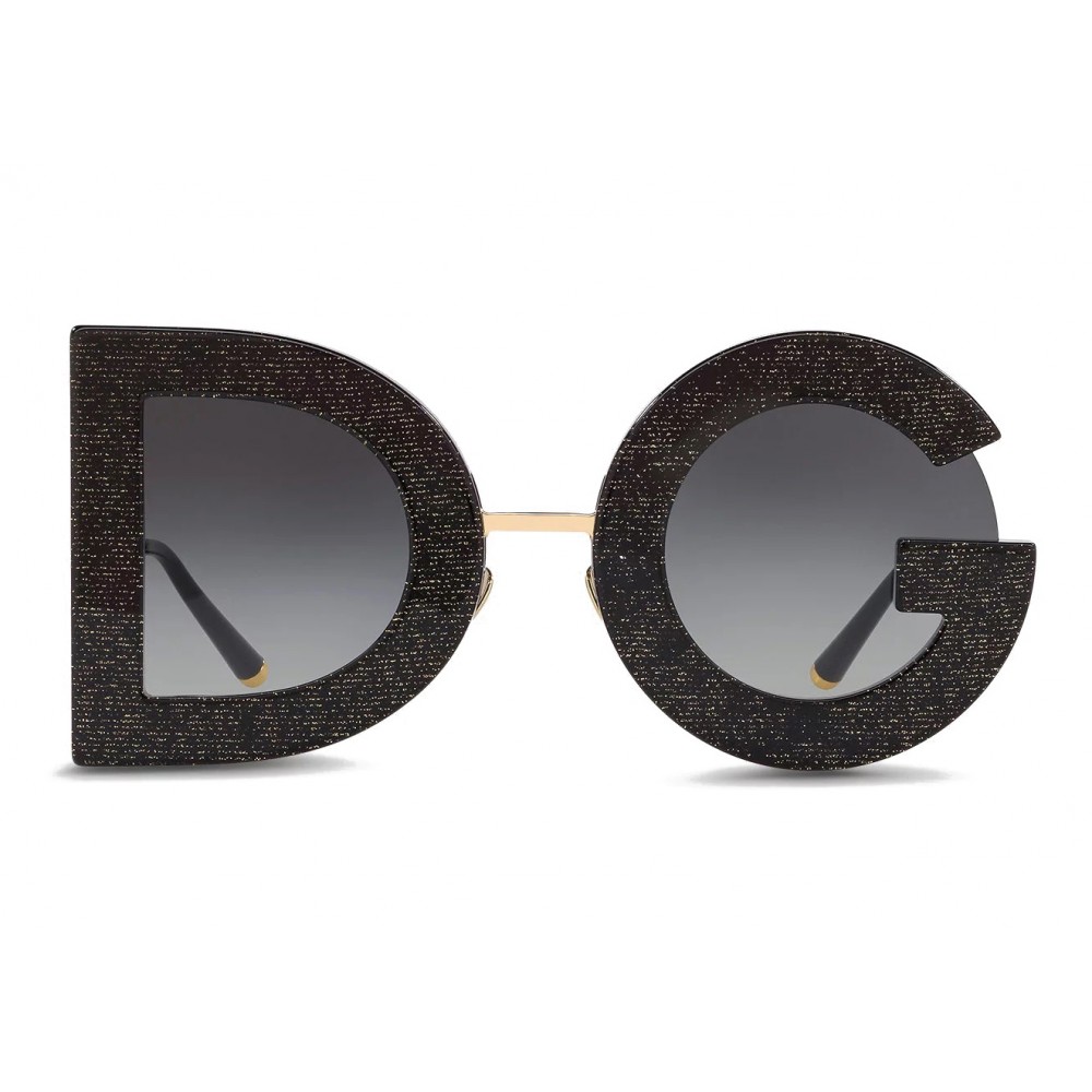 dolce and gabbana sunglasses black and gold