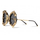 Dolce & Gabbana - Devotion Sunglasses - Black & Gold - Dolce & Gabbana Eyewear