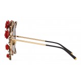 Dolce & Gabbana - DG Leo & Rose Sunglasses - Gold - Dolce & Gabbana Eyewear