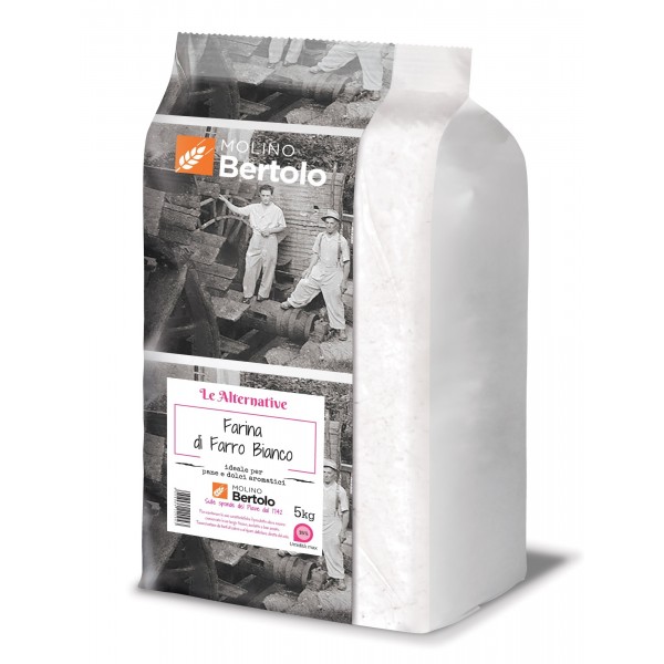 Molino Bertolo - Farina di Farro Bianco - 5 Kg