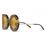 Dolce & Gabbana - DG Leo Sunglasses - Gold - Dolce & Gabbana Eyewear