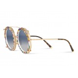 Dolce & Gabbana - Occhiale da Sole Rotondi Customize Your Eyes - Oro - Dolce & Gabbana Eyewear