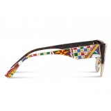 Dolce & Gabbana - Classic Sunglasses Customize Your Eyes - Gold - Dolce & Gabbana Eyewear