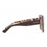 Dolce & Gabbana - Butterfly Sunglasses Print Family - Havana - Dolce & Gabbana Eyewear