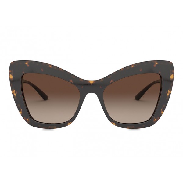 Dolce & Gabbana - Butterfly Sunglasses Double Line - Havana - Dolce & Gabbana Eyewear