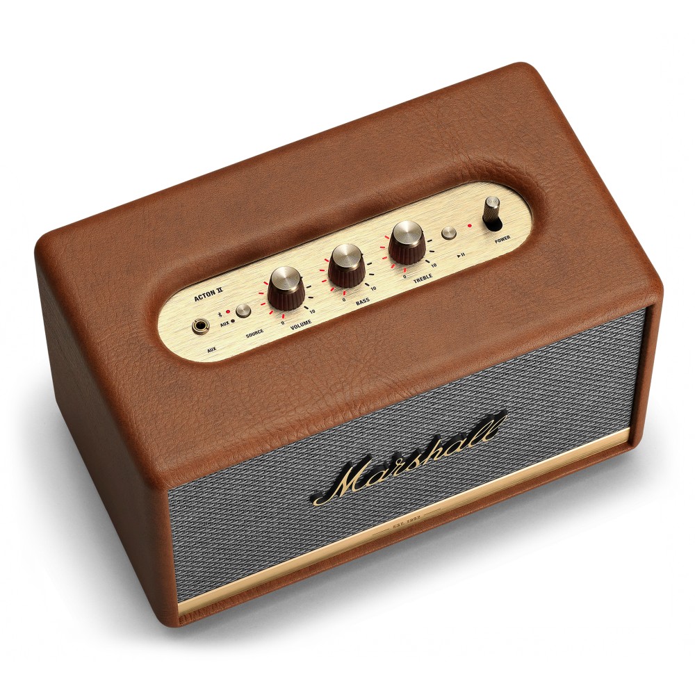 Marshall - Acton II - Brown - Bluetooth Speaker - Iconic Classic 