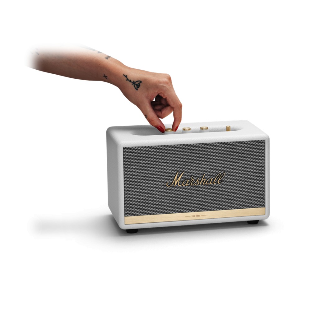 Marshall - Acton II - White - Bluetooth Speaker - Iconic Classic