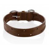 B Wilde Collection - Domino Collar - Olive - Domino Collection - Leather Collar - High Quality Luxury