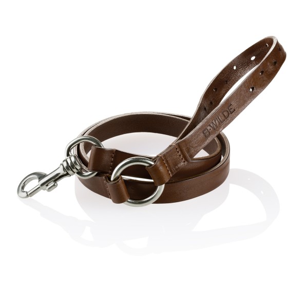 B Wilde Collection - Domino Leash - Olive - Domino Collection - Leather Leash - High Quality Luxury
