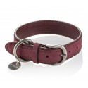 B Wilde Collection - Tango Collar - Bordeaux - Tango Collection - Leather Collar - High Quality Luxury
