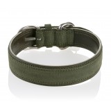 B Wilde Collection - Set Tango - Olive - Collar & Leash - Tango Collection - Leather Collar - High Quality Luxury