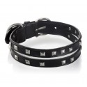 B Wilde Collection - Set Cairo - Onyx - Collar & Leash - Cairo Collection - Leather Collar - High Quality Luxury