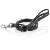 B Wilde Collection - Set Cairo - Onyx - Collar & Leash - Cairo Collection - Leather Collar - High Quality Luxury