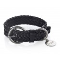 B Wilde Collection - Figaro Collar - Onyx - Figaro Collection - Leather Collar - High Quality Luxury