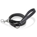 B Wilde Collection - Figaro Leash - Onyx - Figaro Collection - Leather Leash - High Quality Luxury