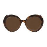 Balenciaga - Occhiali da Sole Hybrid D-Frame Butterfly - Marrone Cioccolato - Occhiali da Sole - Balenciaga Eyewear