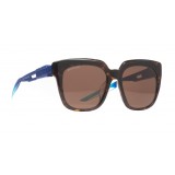 Balenciaga - Occhiali da Sole Hybrid D-Frame - Havana Scuro Blu - Occhiali da Sole - Balenciaga Eyewear