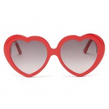 Balenciaga - Susi Heart Sunglasses - Red - Sunglasses - Balenciaga Eyewear