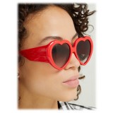 Balenciaga - Occhiali da Sole Susi Heart - Rosso - Occhiali da Sole - Balenciaga Eyewear