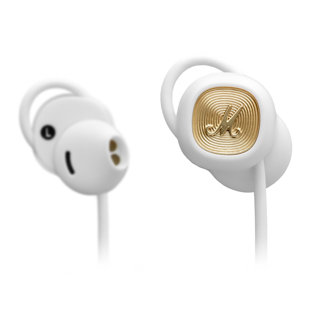 Marshall - Minor II - White - Bluetooth Wireless Headphones