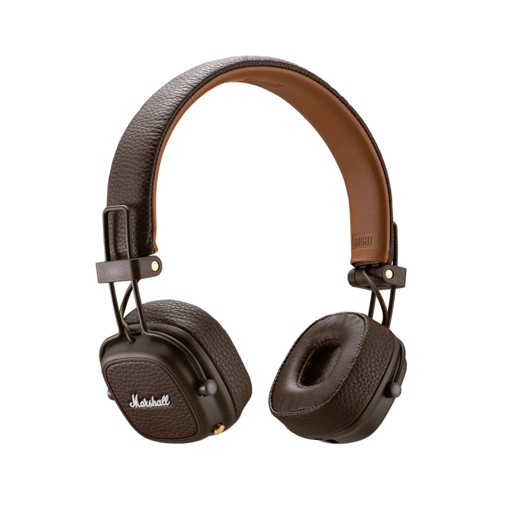 オーディオ機器 ヘッドフォン Marshall - Major III Bluetooth - Brown - Bluetooth Wireless 