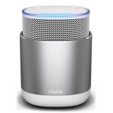 Pure - DiscovR - Argento - Altoparlante Portatile Intelligente - Alexa Built-In Enhanced Music Discovery - Digitale Alta Qualità