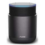 Pure - DiscovR - Graphite - Portable Smart Speaker - Alexa Built-In, Enhanced Music Discovery - High Quality Digital Radio