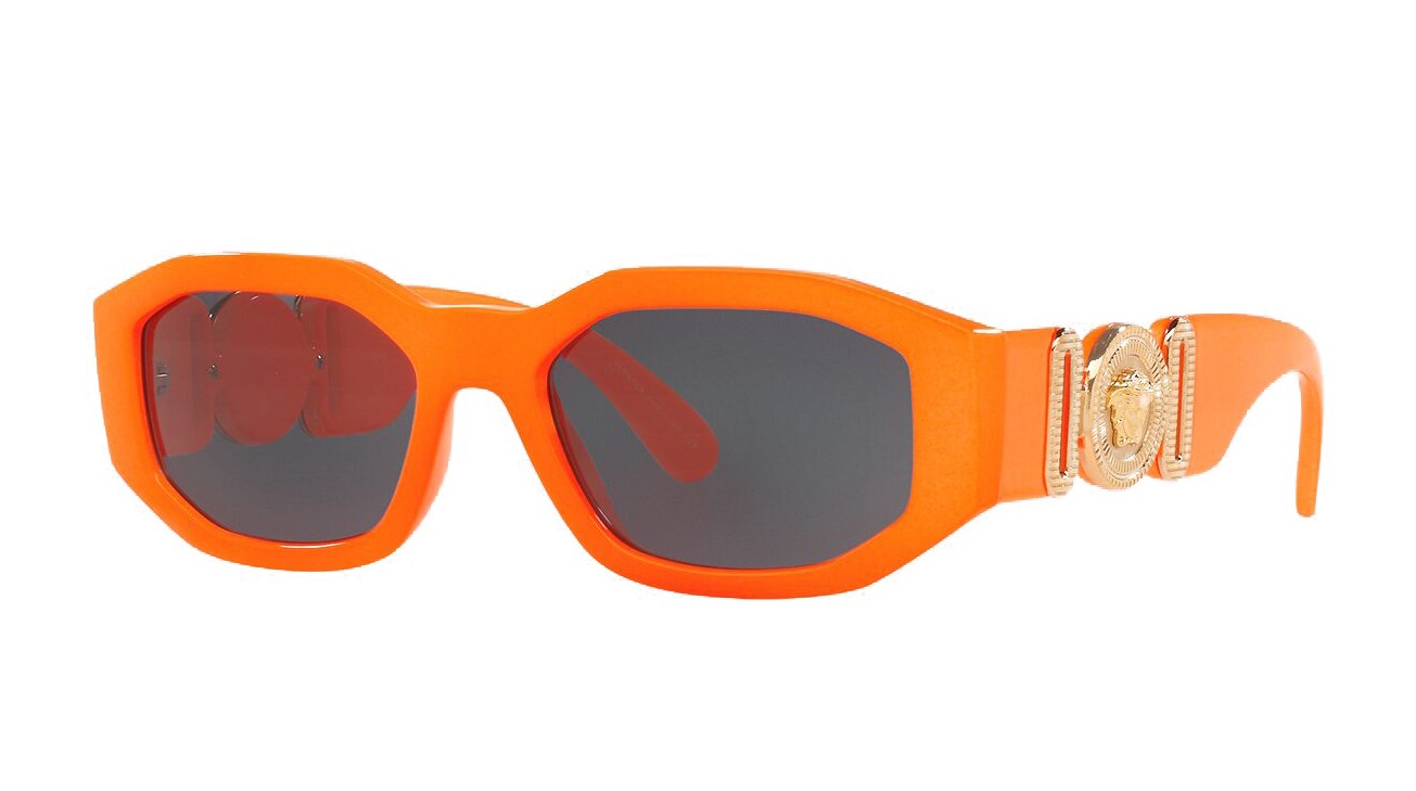 Occhiali da sole oversize di Versace Eyewear in Arancione Donna Accessori da Occhiali da sole da 