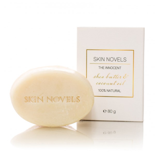 Skin Novels - The Innocent - Sapone Ipoallergenico per Neonati / Pelle Sensibile - Sapone Naturale al 100 % Realizzato a Mano