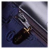Cartier Vintage - Leather S De Cartier Sapphire - Nera - Borsa a Tracolla in Pelle - Alta Qualità Luxury
