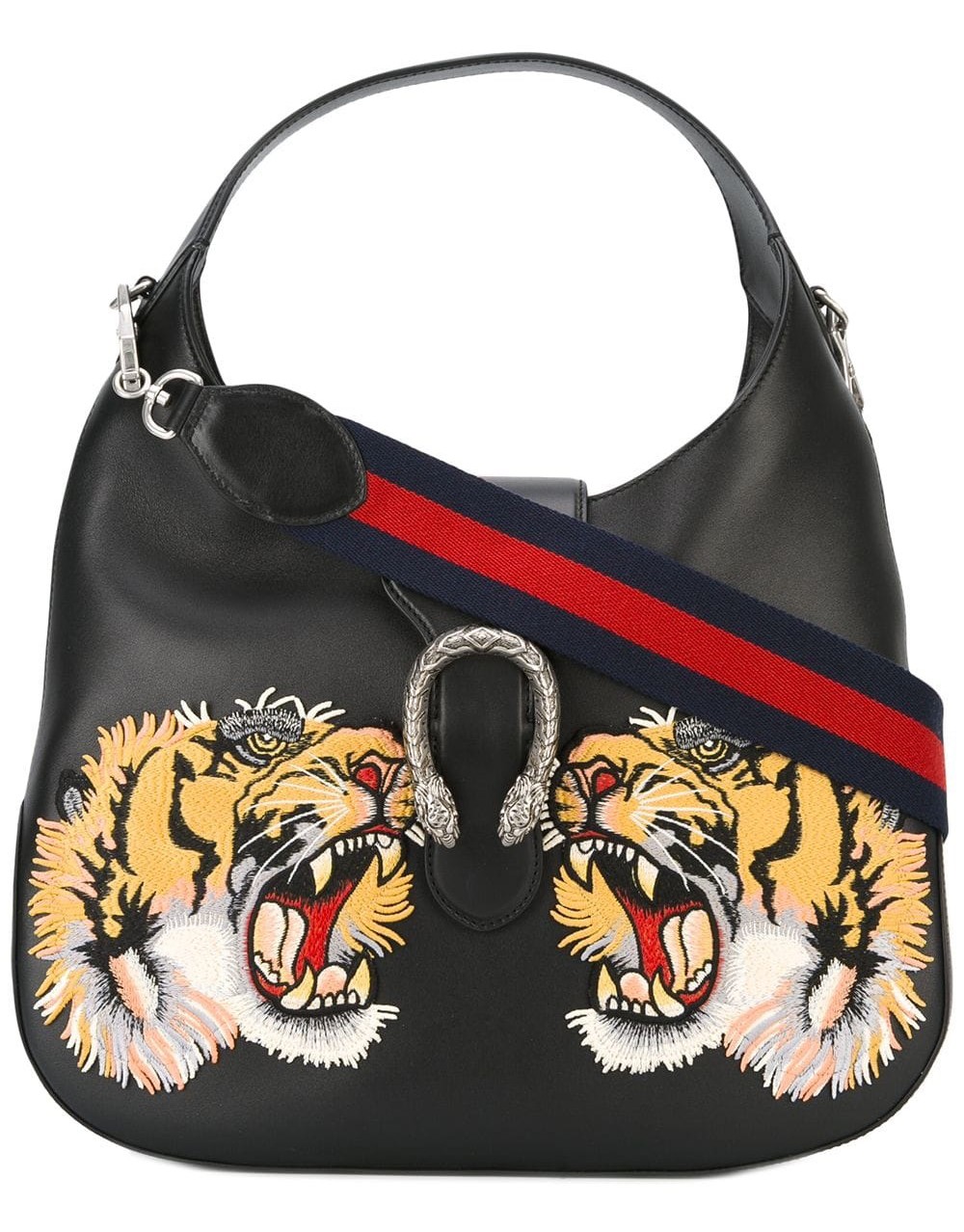 Fashionable & Elegant Black Dionysus Style Bag, With Chain Strap