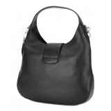 Gucci Vintage - Patched Leather Dionysus Satchel Bag - Black - Leather Handbag - Luxury High Quality