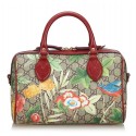 Gucci Vintage - GG Supreme Tian Handbag - Marrone - Borsa in Pelle - Alta Qualità Luxury