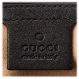Gucci Vintage - GG Embossed Apollo Leather Shoulder Bag - Nero - Borsa in Pelle - Alta Qualità Luxury