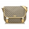 Gucci Vintage - GG Supreme Crossbody Bag - Marrone - Borsa in Pelle - Alta Qualità Luxury