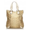 Gucci Vintage - Python Creole Tote Bag - Marrone - Borsa in Pelle - Alta Qualità Luxury