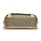 Gucci Vintage - GG Supreme Crossbody Bag - Marrone - Borsa in Pelle - Alta Qualità Luxury