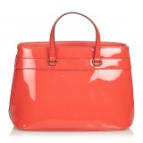 Gucci Vintage - Patent Leather Bright Bit Satchel Bag - Pink - Leather Handbag - Luxury High Quality