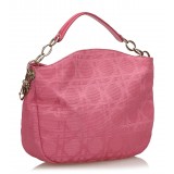 Dior Vintage - Cannage Canvas Shoulder Bag - Rosa - Borsa in Pelle - Alta Qualità Luxury